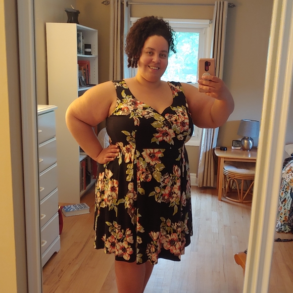 NWT Torrid 26W floral skater dress - Picture 6 of 6